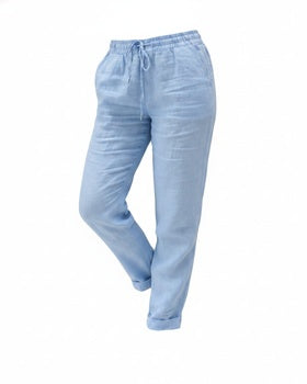 Femme Pantalon Décontracté Taille Élastique avec Cordon