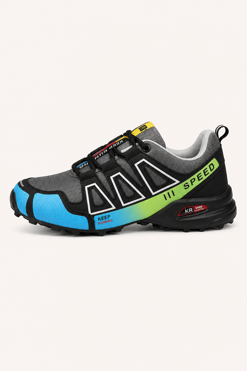 Homme Chaussures de Trail à Lacets avec Semelle Antidérapante