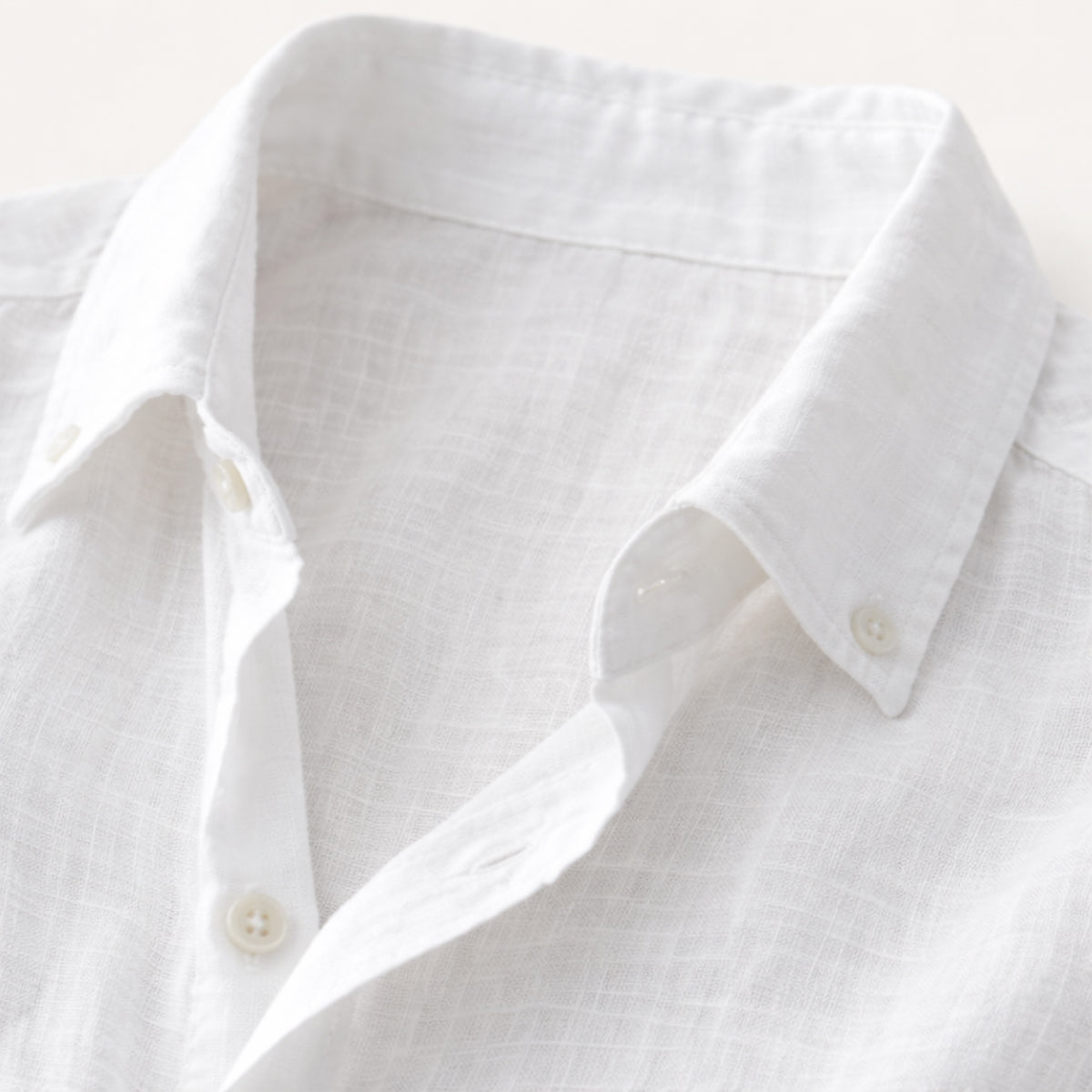 Homme Chemise Manches Longues avec Col Classique et Boutons