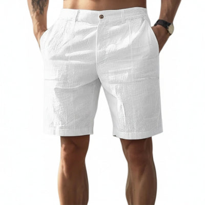 Homme Short Casual avec Poches et Fermeture Bouton