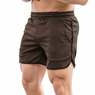 Homme Short de Sport avec Fentes Latérales et Ceinture Élastique