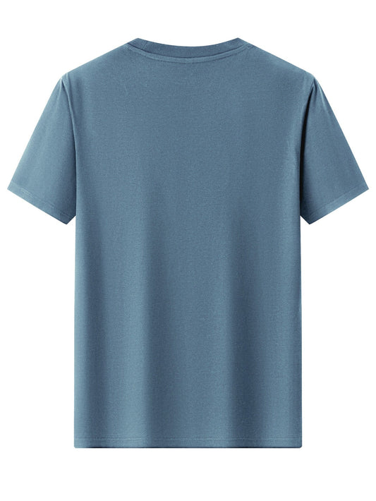 Homme T-shirt Manches Courtes Col Rond Imprimé Vintage 1976