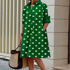 Vert à pois