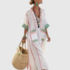 Beige/Vert