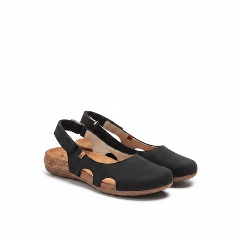 Femme Sandales Slingback Fermées avec Semelle Anatomique
