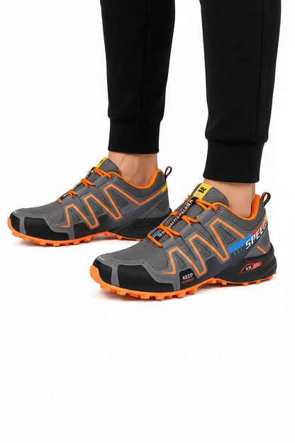 Homme Chaussures de Trail à Lacets avec Semelle Antidérapante
