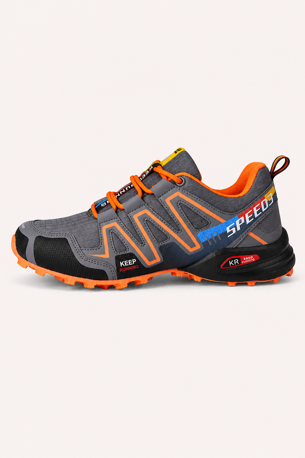 Homme Chaussures de Trail à Lacets avec Semelle Antidérapante