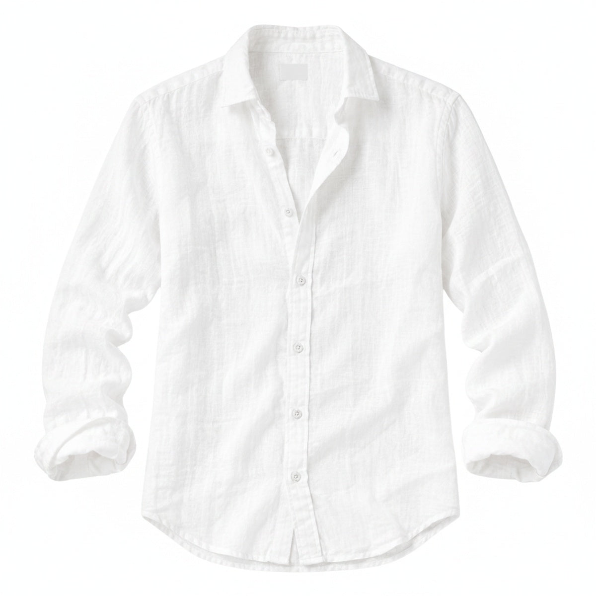 Homme Chemise Manches Longues Casual avec Col Classique et Coupe Slim Relaxed