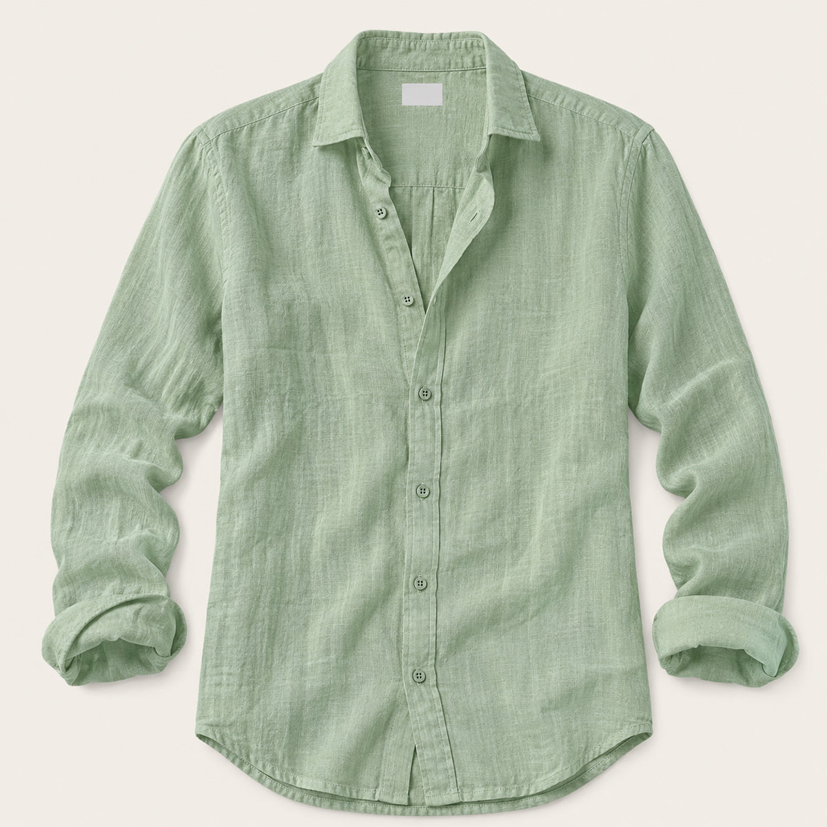 Homme Chemise Manches Longues Casual avec Col Classique et Coupe Slim Relaxed