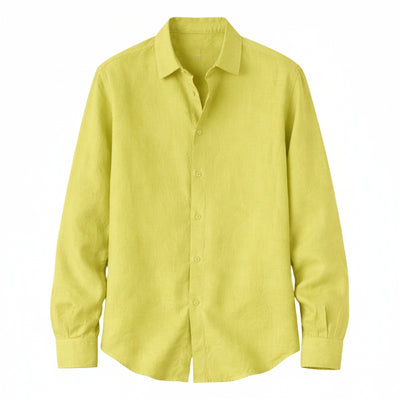 Homme Chemise Manches Longues col Classique Coupe Décontractée