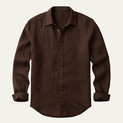 Homme Chemise Manches Longues col Classique Coupe Décontractée