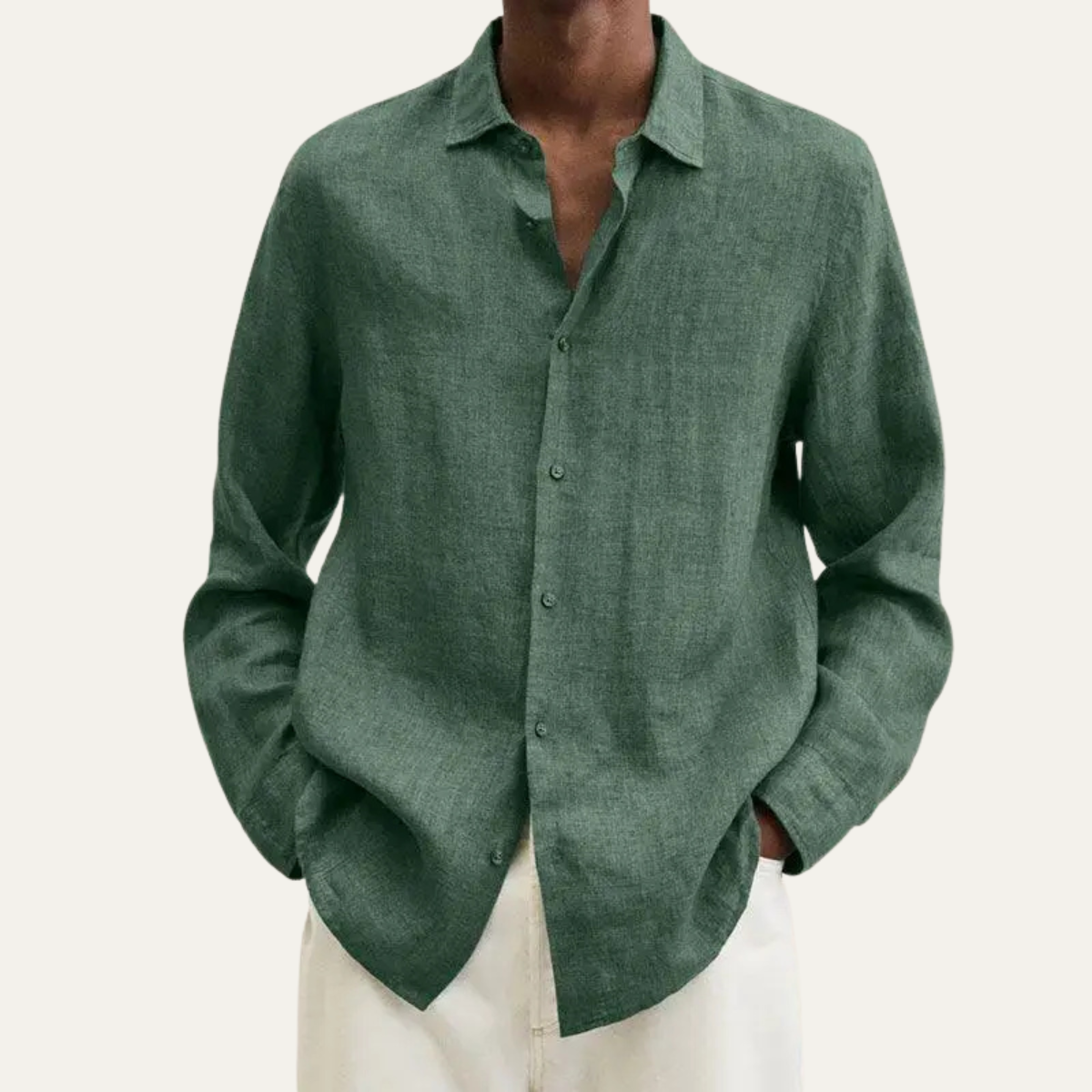 Homme Chemise Manches Longues col Classique Coupe Décontractée