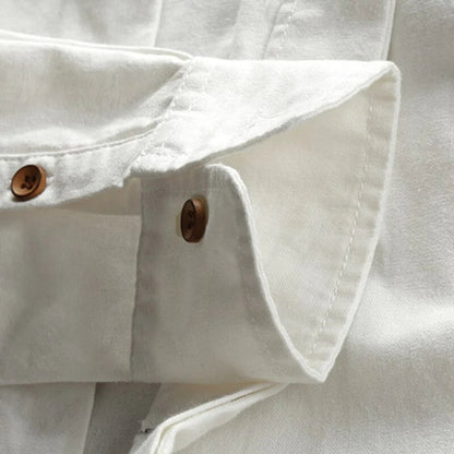 Homme Chemise Manches Longues col Mao Style Japonais
