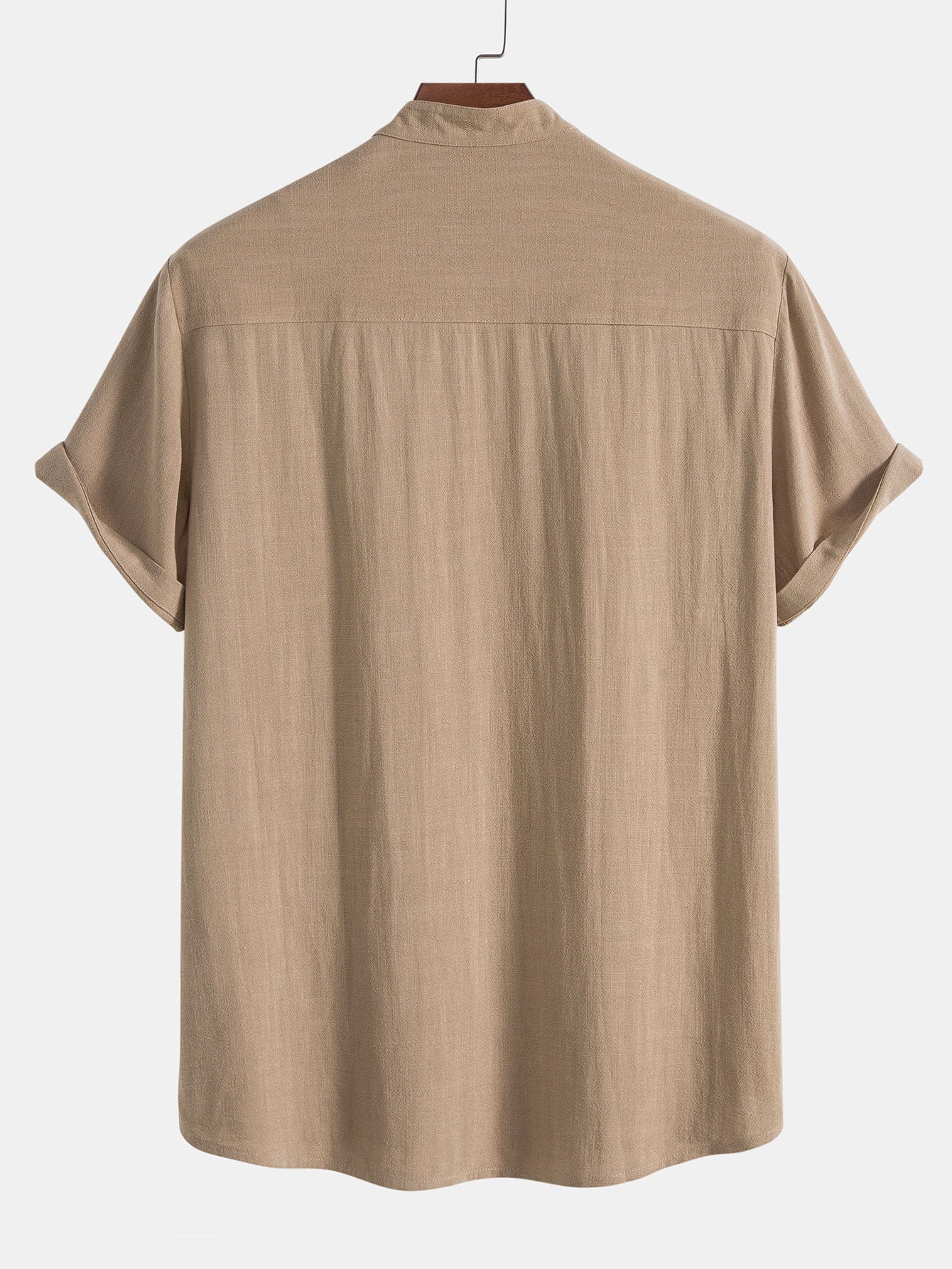 Homme Ensemble Chemise Manches Courtes et Pantalon à Cordon Regular Fit