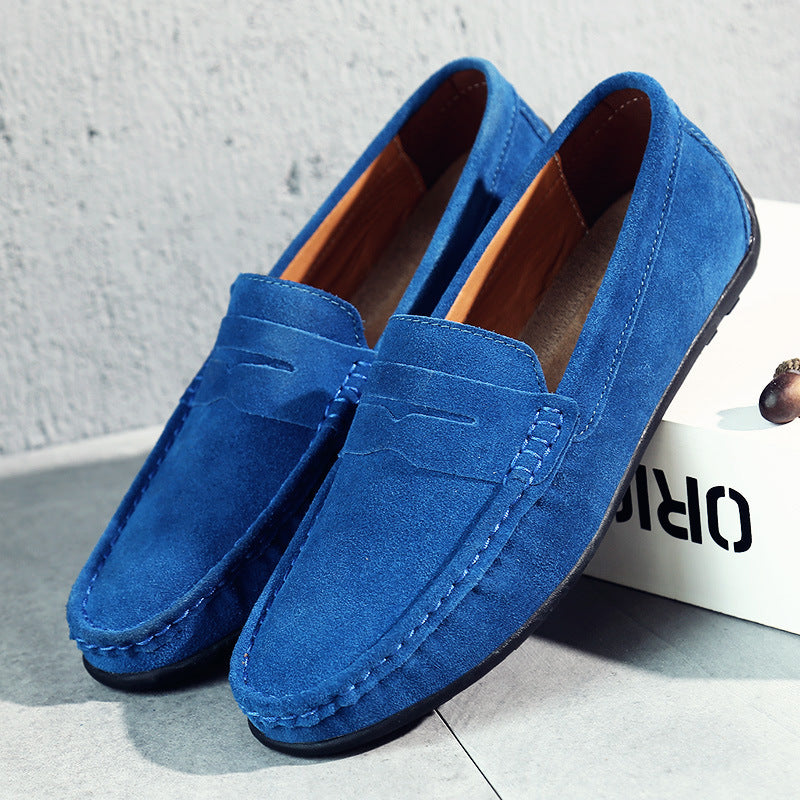 Homme Loafers Penny à Enfiler avec Bride Centrale