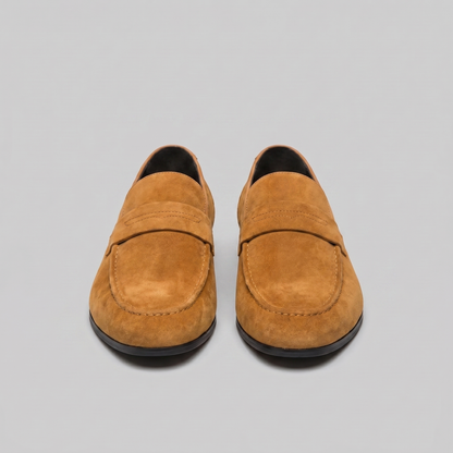 Homme Loafers Penny avec Bride et Couture Mocassin