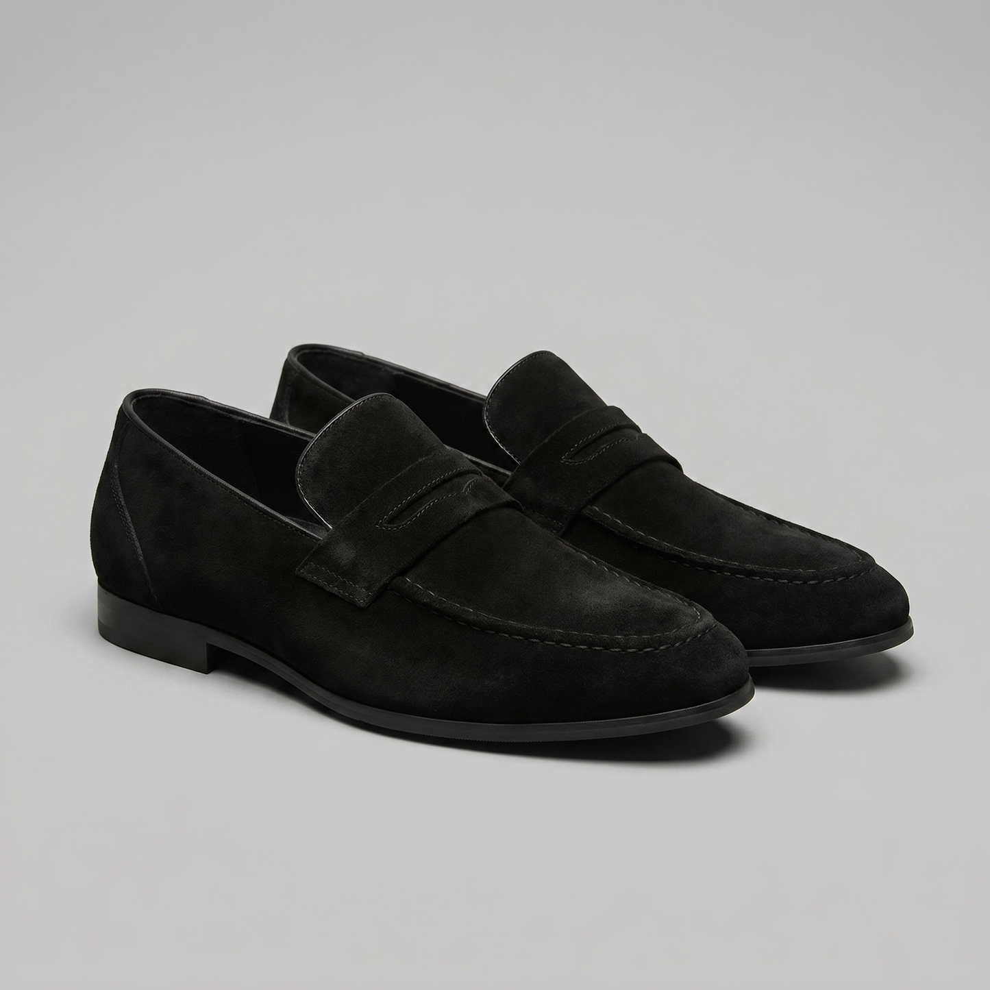 Homme Loafers Penny avec Bride et Couture Mocassin