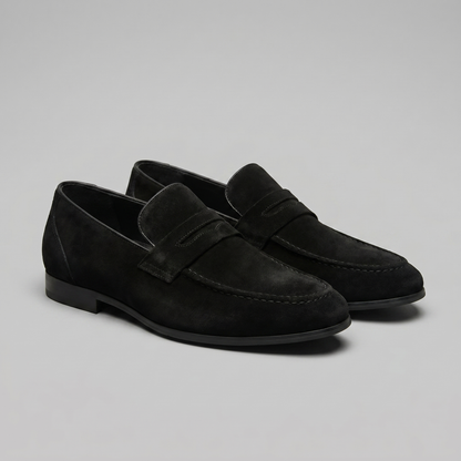 Homme Loafers Penny avec Bride et Couture Mocassin