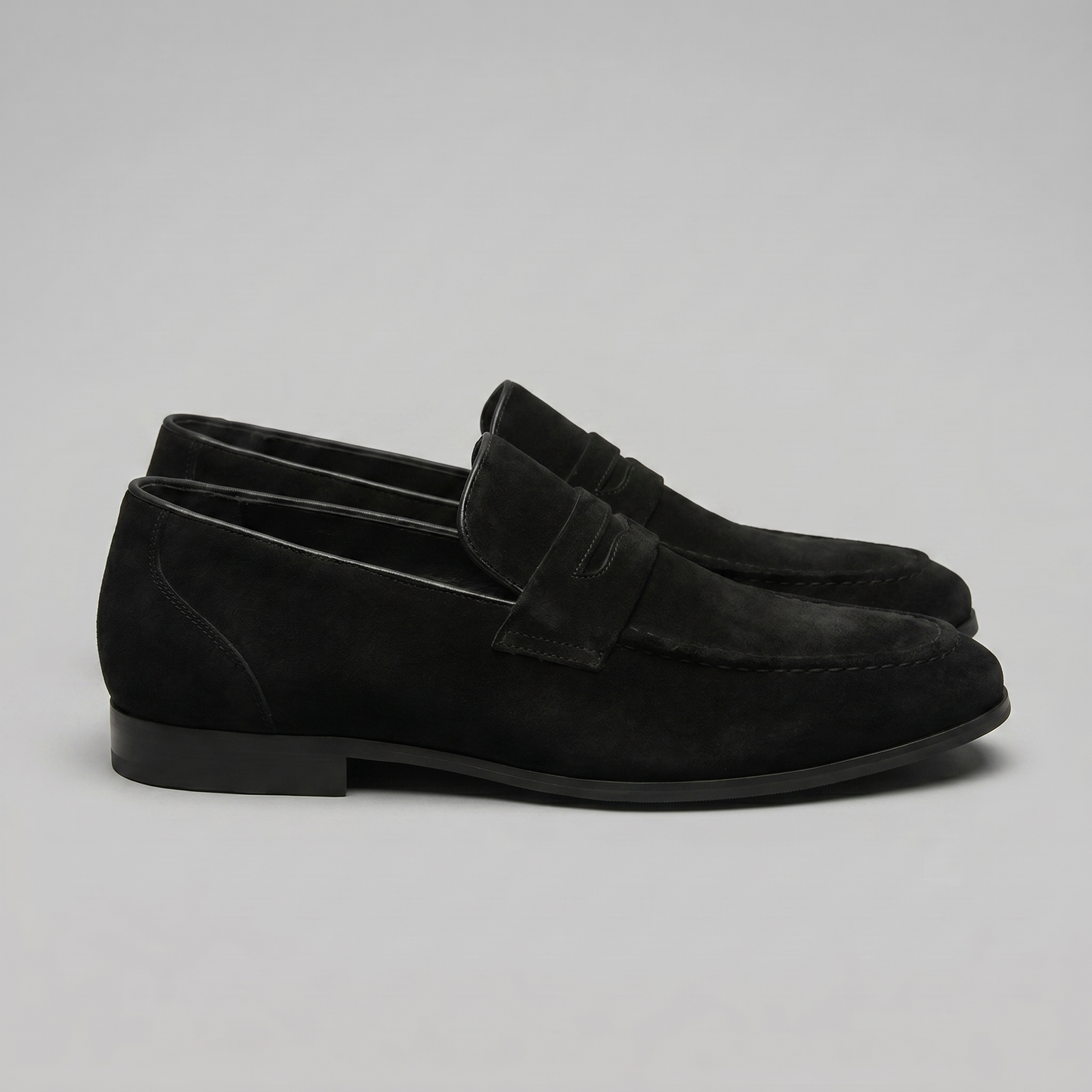Homme Loafers Penny avec Bride et Couture Mocassin