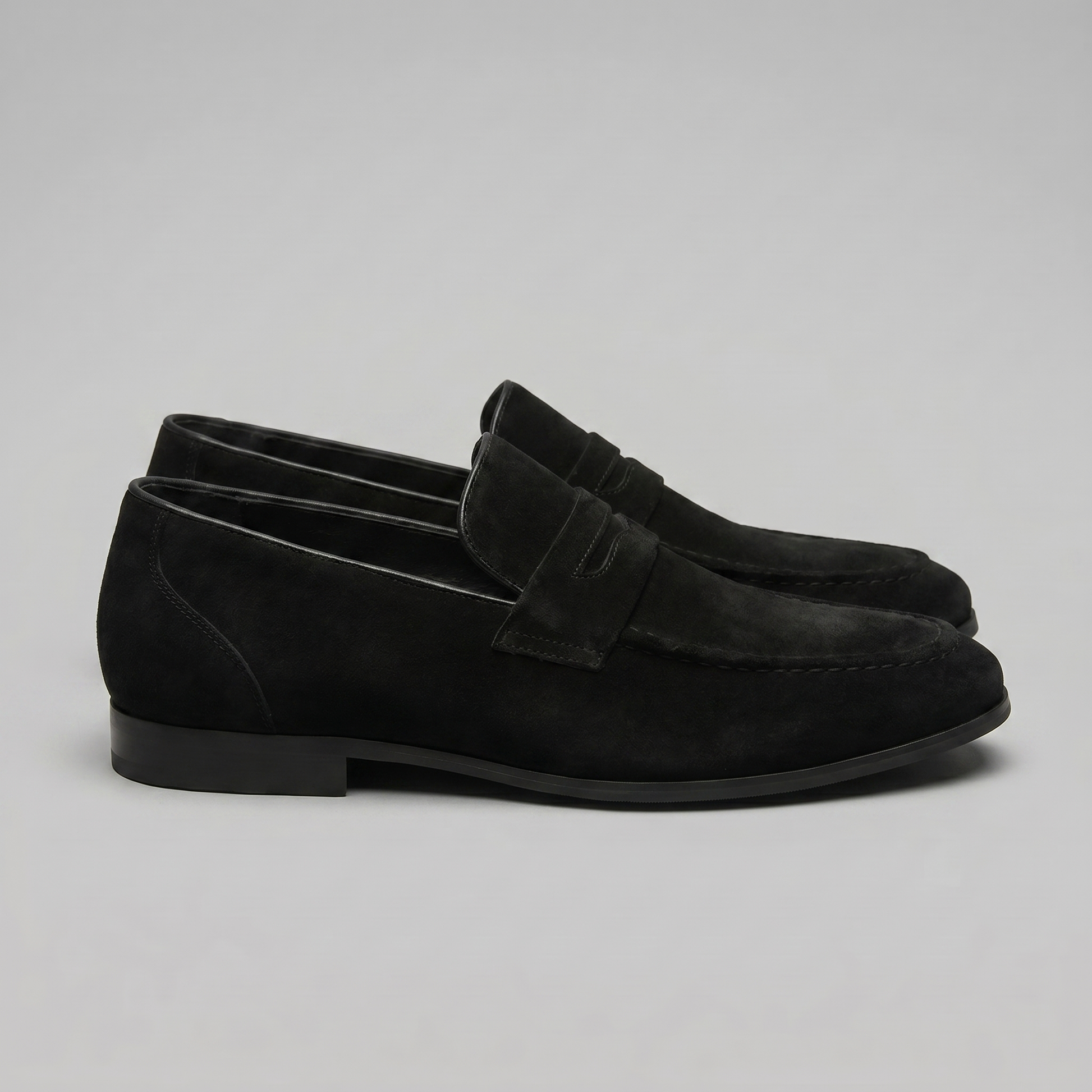 Homme Loafers Penny avec Bride et Couture Mocassin