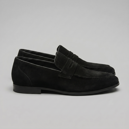 Homme Loafers Penny avec Bride et Couture Mocassin