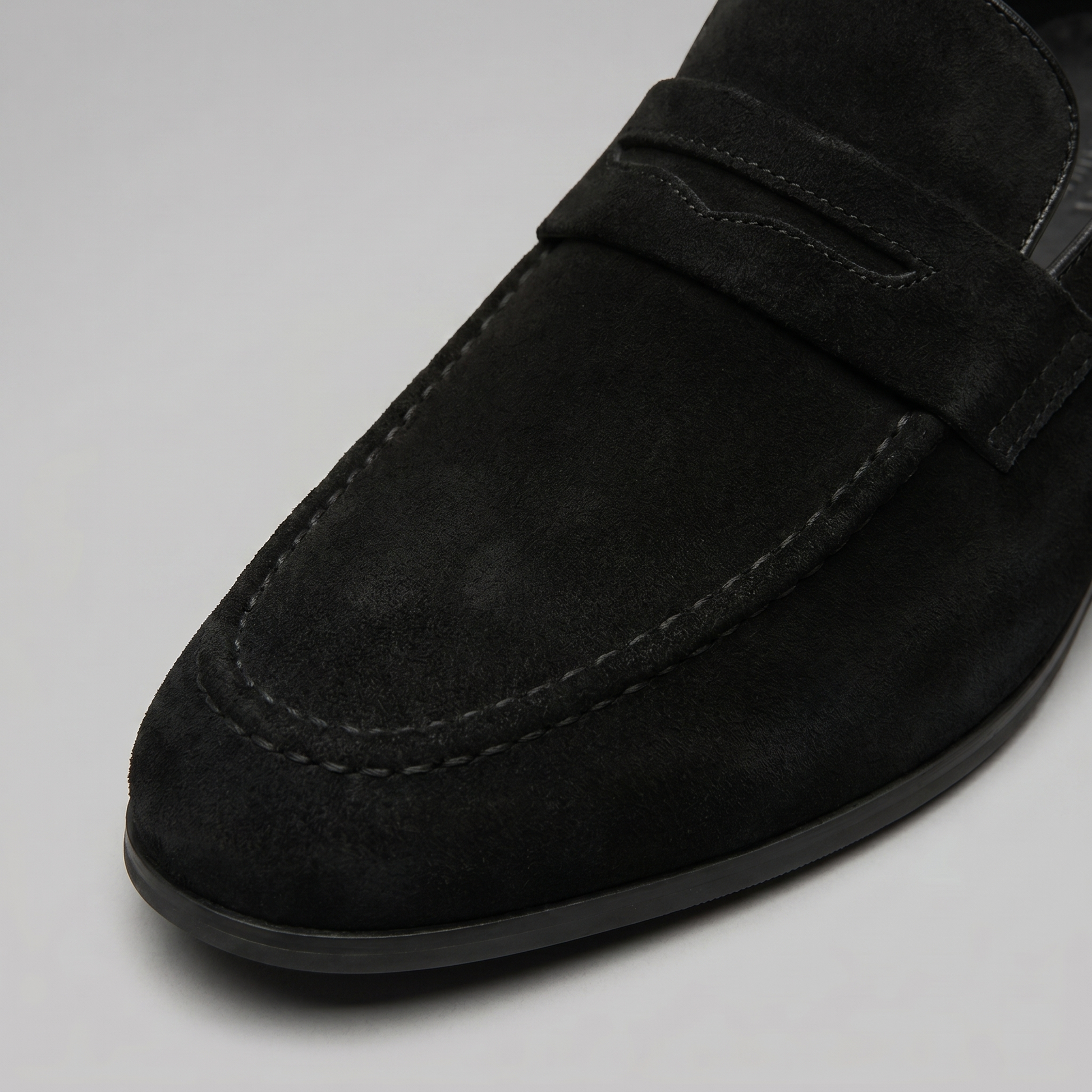 Homme Loafers Penny avec Bride et Couture Mocassin