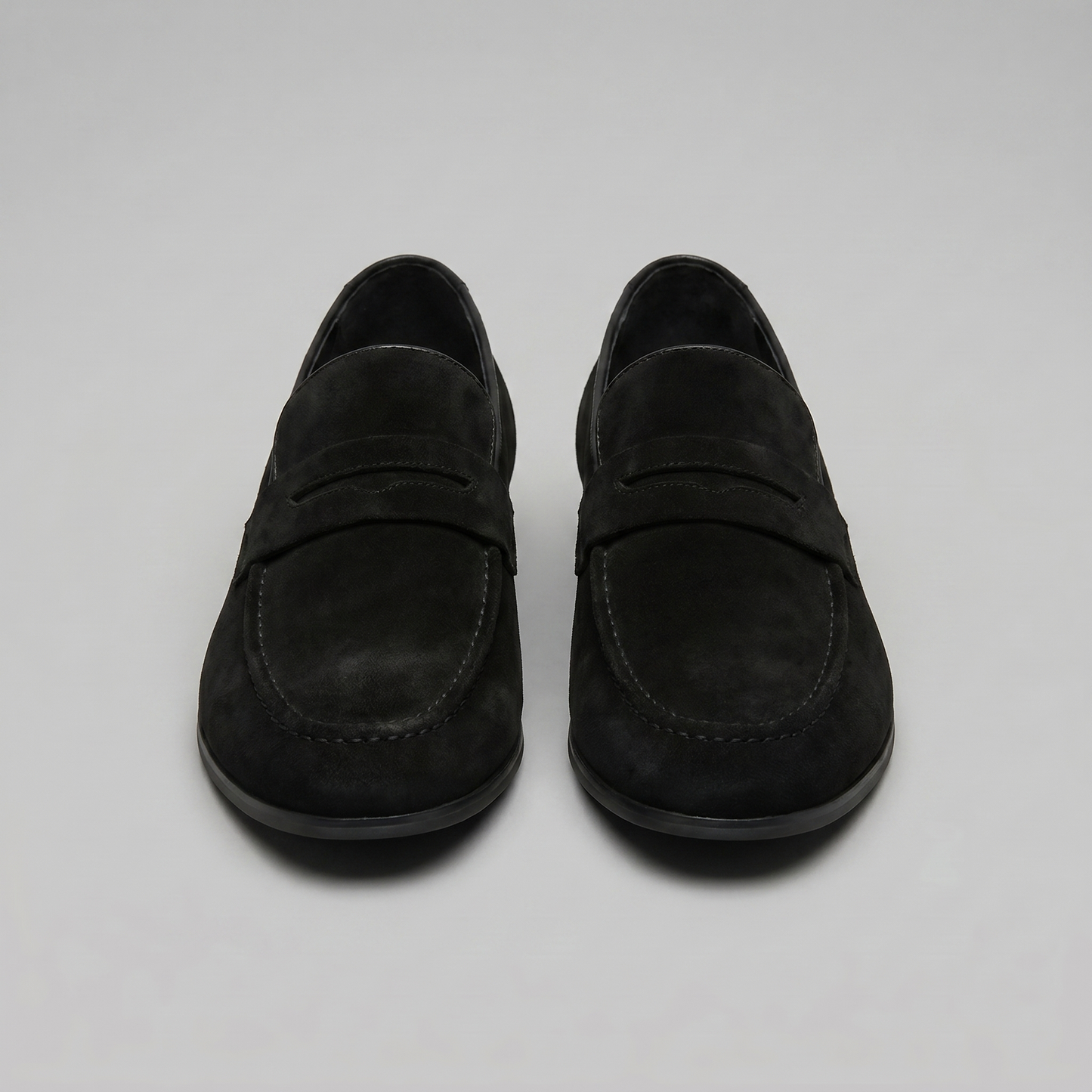 Homme Loafers Penny avec Bride et Couture Mocassin