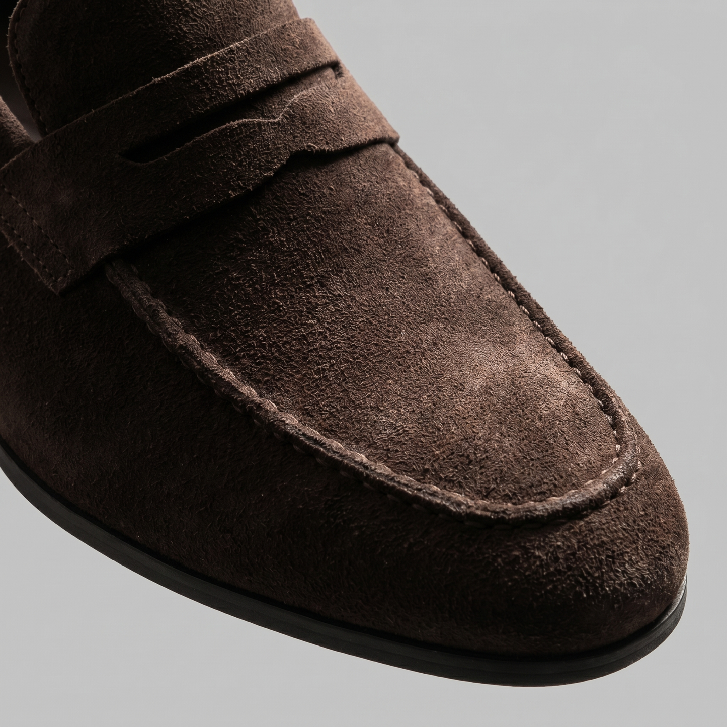 Homme Loafers Penny avec Bride et Couture Mocassin