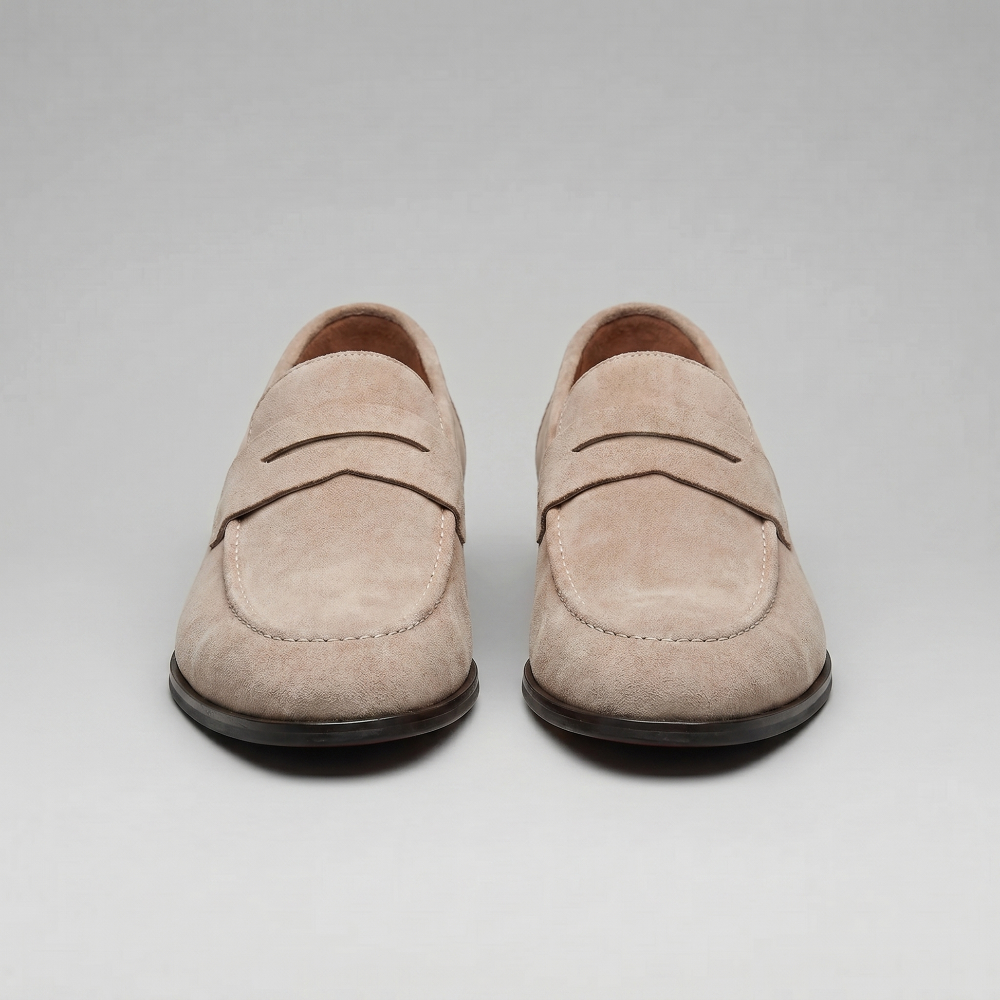 Homme Loafers Penny avec Bride et Couture Mocassin