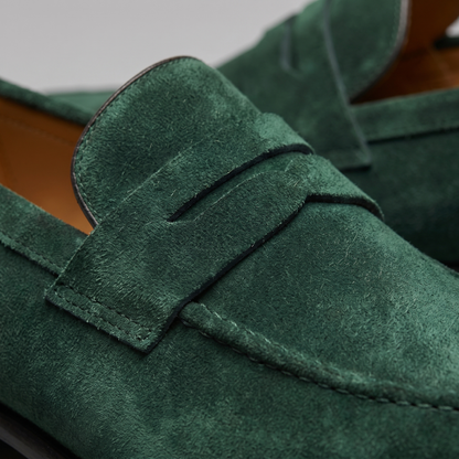 Homme Loafers Penny avec Bride et Couture Mocassin