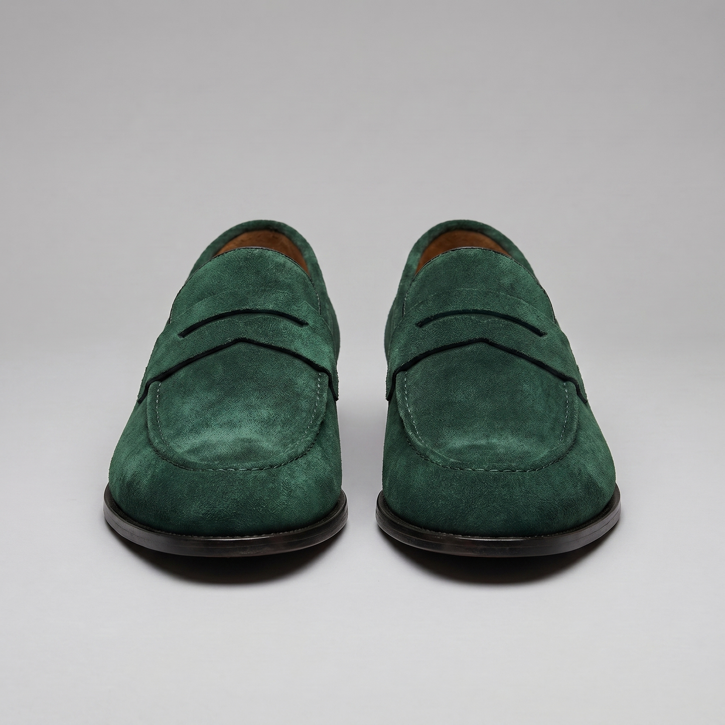 Homme Loafers Penny avec Bride et Couture Mocassin