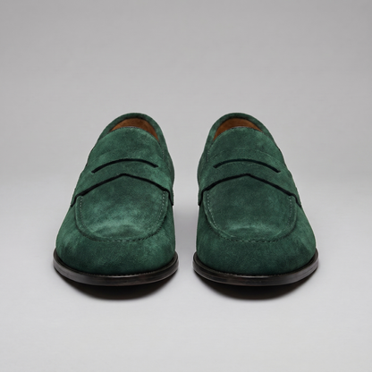 Homme Loafers Penny avec Bride et Couture Mocassin