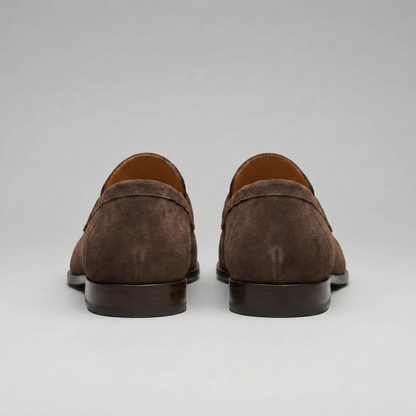 Homme Loafers Penny avec Bride et Couture Mocassin
