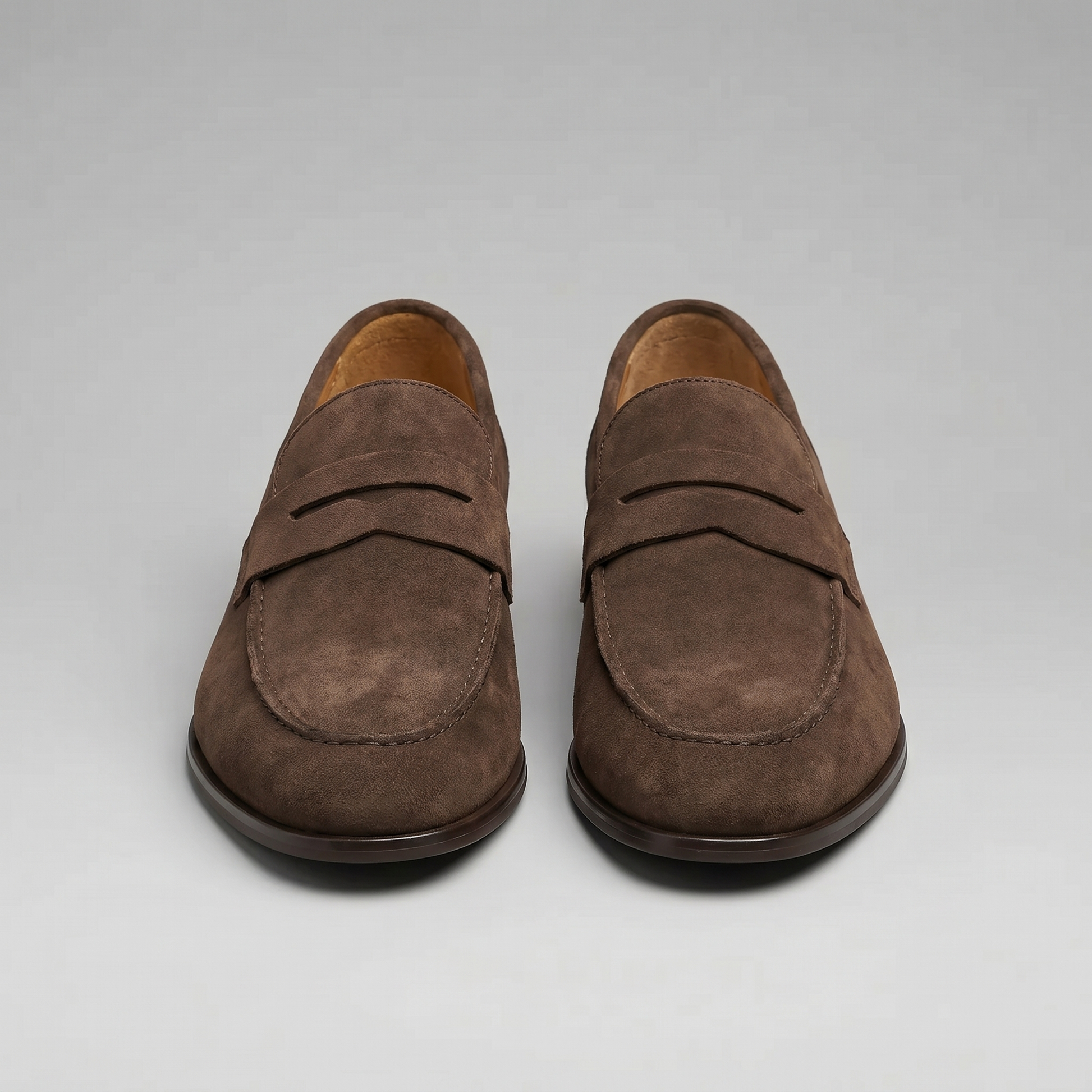 Homme Loafers Penny avec Bride et Couture Mocassin