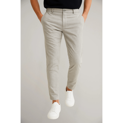 Homme Pantalon Chino Slim Fit à Taille Moyenne