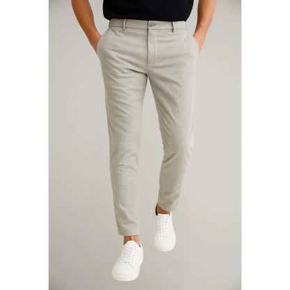 Homme Pantalon Chino Slim Fit avec Poches Latérales et Fermeture Boutonnée