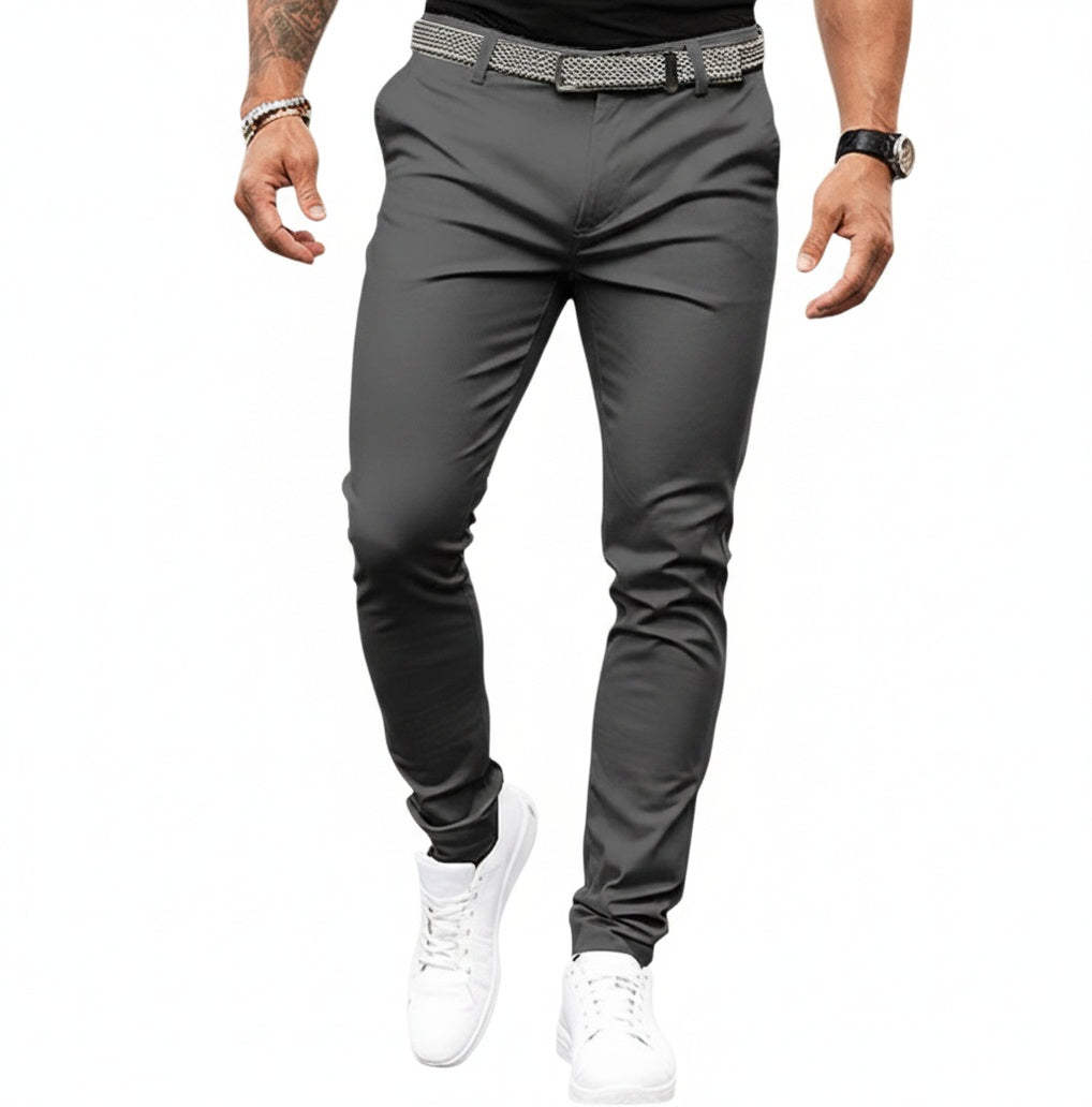 Homme Pantalon Chino Slim Fit Long