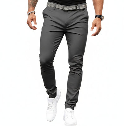 Homme Pantalon Chino Slim Fit Long