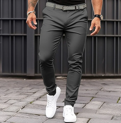 Homme Pantalon Chino Slim Fit Long