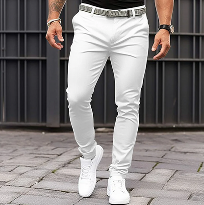 Homme Pantalon Chino Slim Fit Long