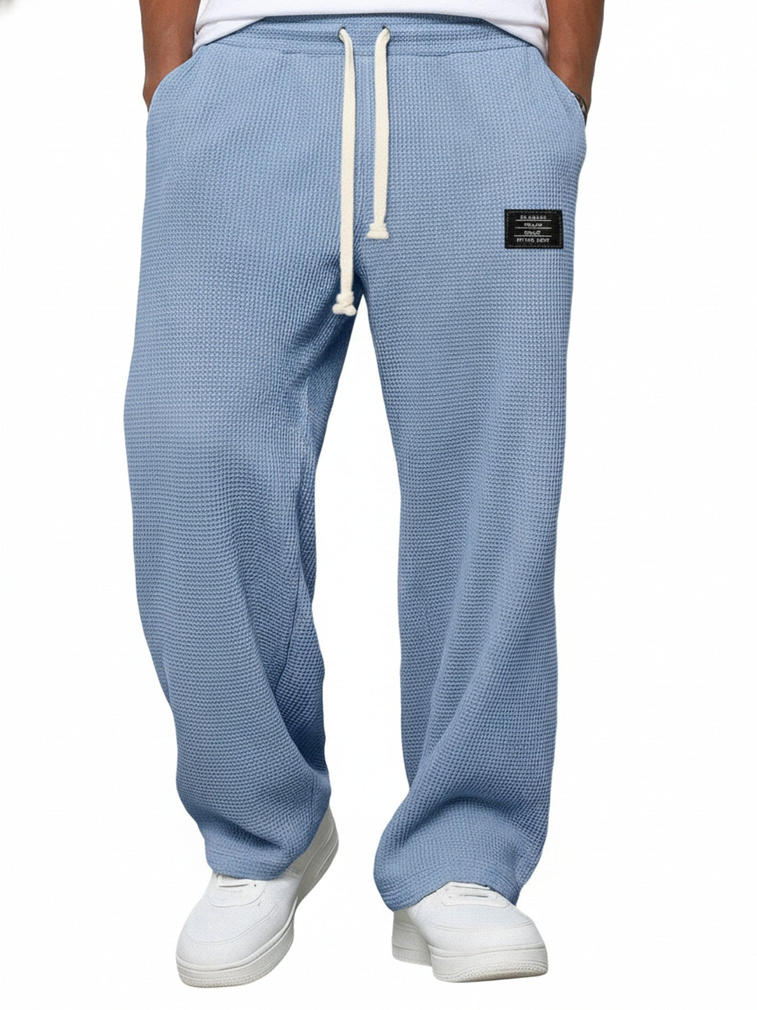Homme Pantalon de Jogging Relaxed Fit avec Cordon de Serrage