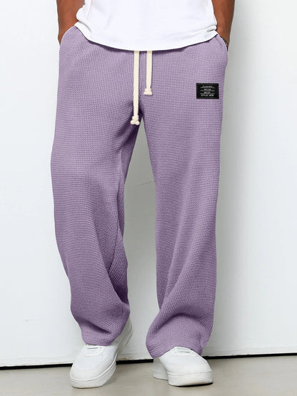 Homme Pantalon de Jogging Relaxed Fit avec Cordon de Serrage