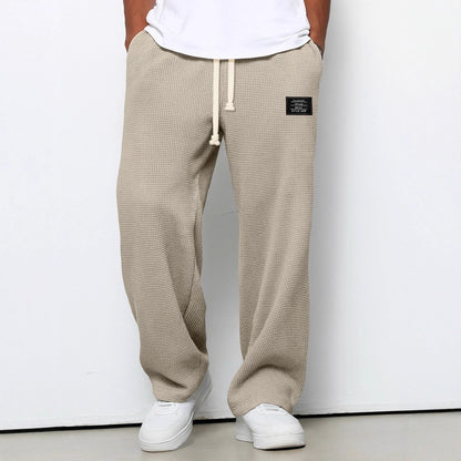 Homme Pantalon de Jogging Relaxed Fit avec Cordon de Serrage