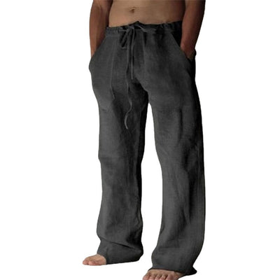 Homme Pantalon de Loisirs Long avec Cordon de Serrage et Poches Latérales