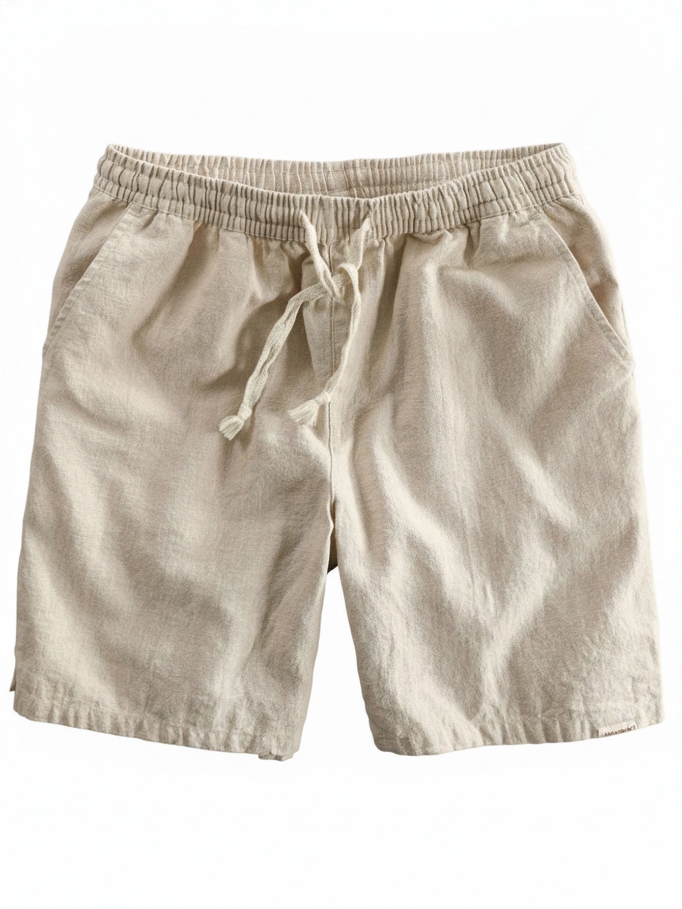 Homme Short à Cordon de Serrage avec Poches et Ceinture Élastique