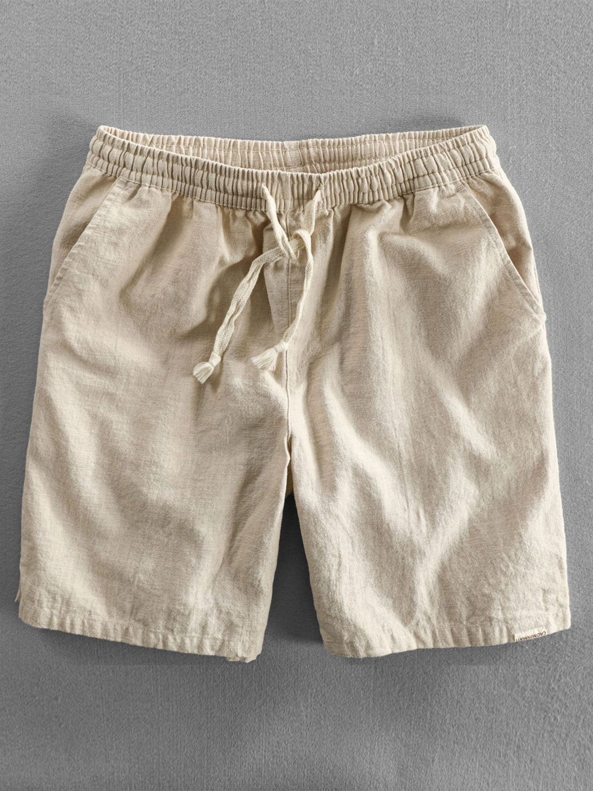 Homme Short à Cordon de Serrage avec Poches et Ceinture Élastique