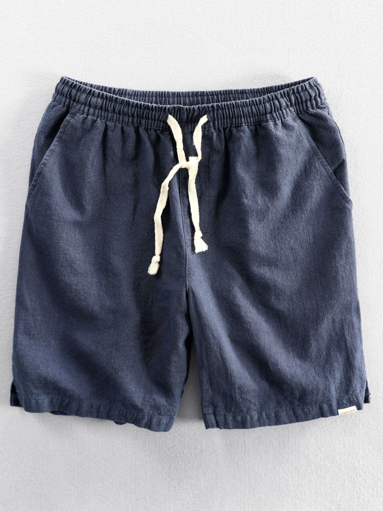 Homme Short à Cordon de Serrage avec Poches et Ceinture Élastique