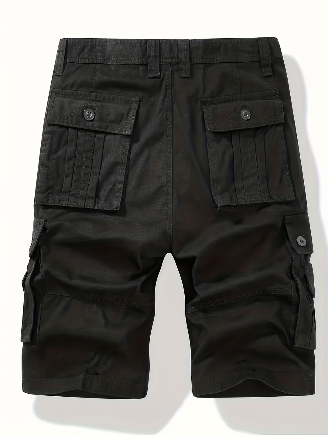 Homme Short Cargo Multi-Poches avec Ceinture Incluse