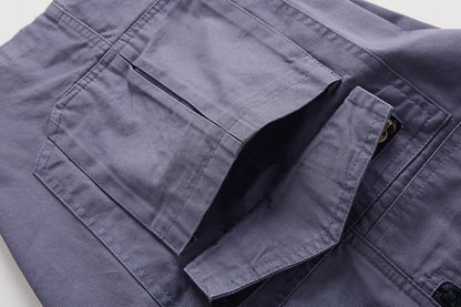 Homme Short Cargo Tactique avec Poches Zippées et Coupe Fonctionnelle