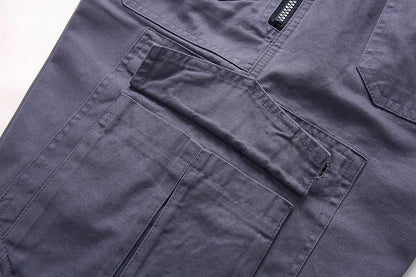 Homme Short Cargo Tactique avec Poches Zippées et Coupe Fonctionnelle